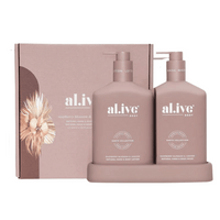 Thumbnail for al.ive Wash & Lotion Duo + Tray Raspberry Blossom & Juniper