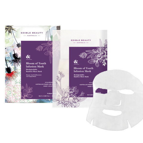 Edible Beauty Bloom of youth infusion mask Pack of 5