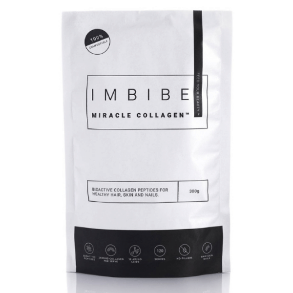 Imbibe Miracle Collagen 300g Compostable Refill Bag