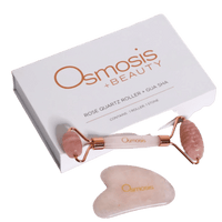 Thumbnail for Osmosis Rose Quartz Roller + Gua Sha