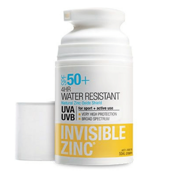 Invisible Zinc Sport SPF50 4HR Water Resistant 50ml
