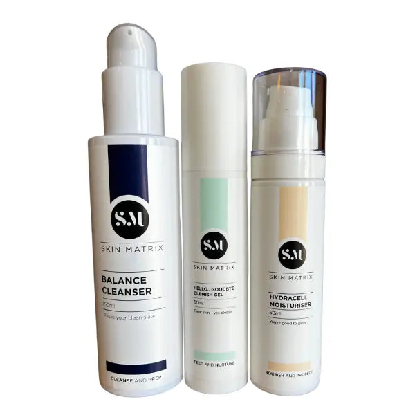 Skin Matrix Hello.. Goodbye Clear Skin Kit With Balance Cleanser