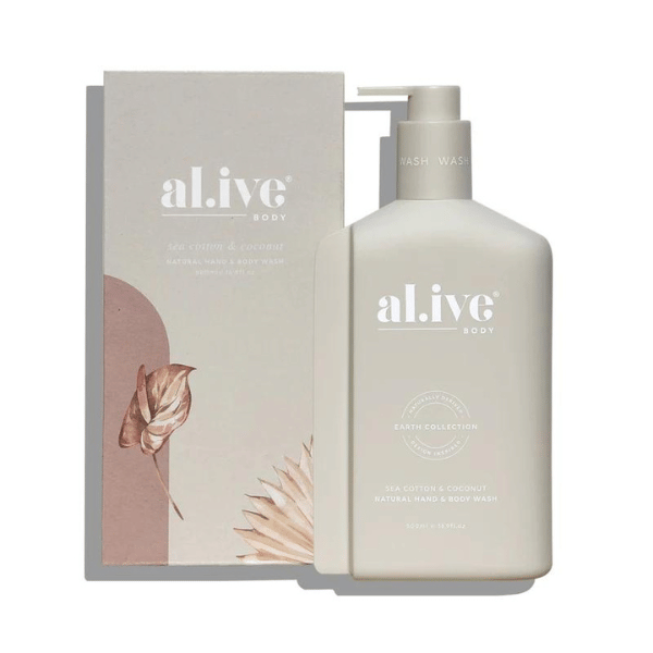 al.ive Sea Cotton & Coconut Hand & Body Wash 500ml