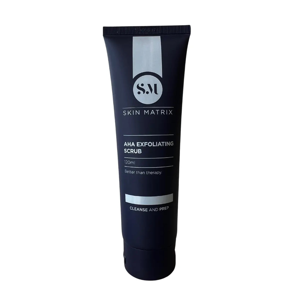 Skin Matrix AHA Exfoliating Scrub and Balance Cleanser Bundle
