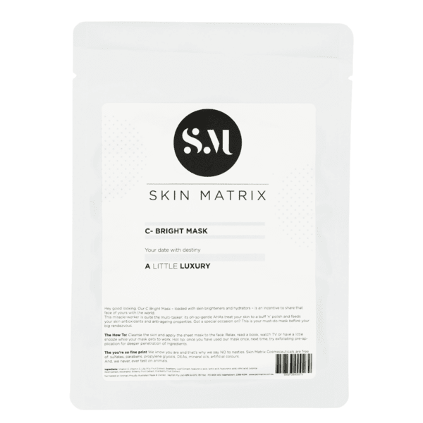 Skin Matrix C-Bright Sheet Mask Box - 5 Bundle