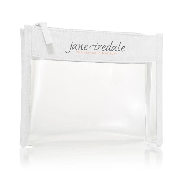 Jane Iredale Cosmetic Bag with White Trim